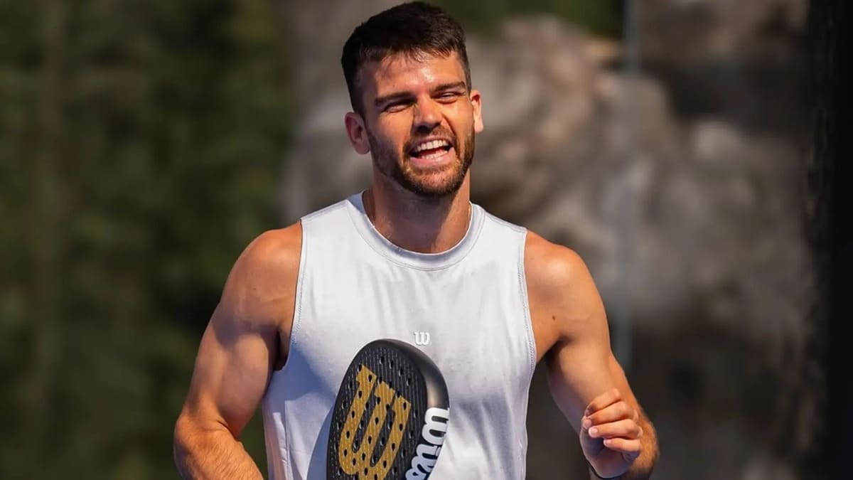 Javi Garrido, giocatore di padel